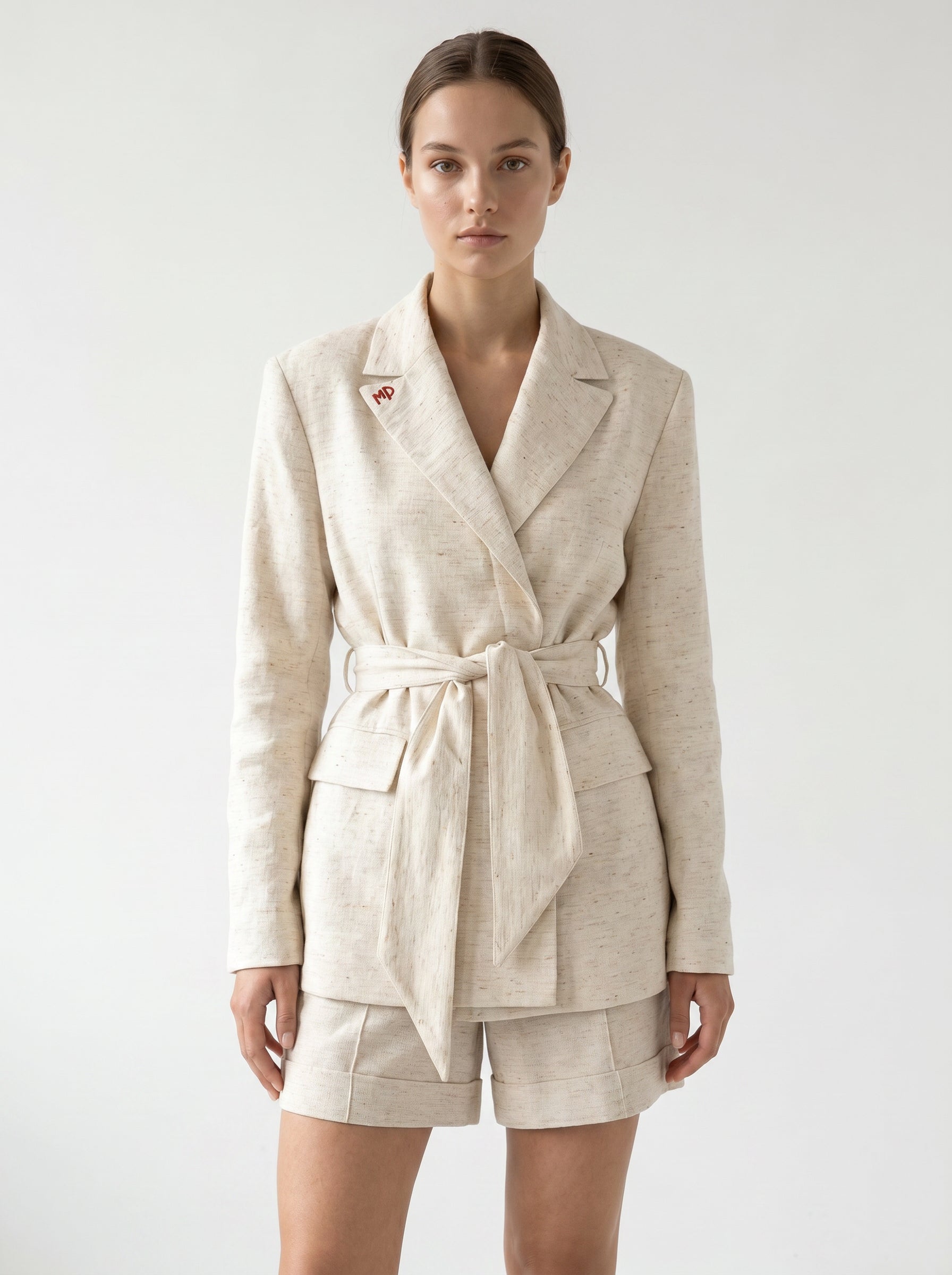 OVERSIZED WOVEN BLAZER