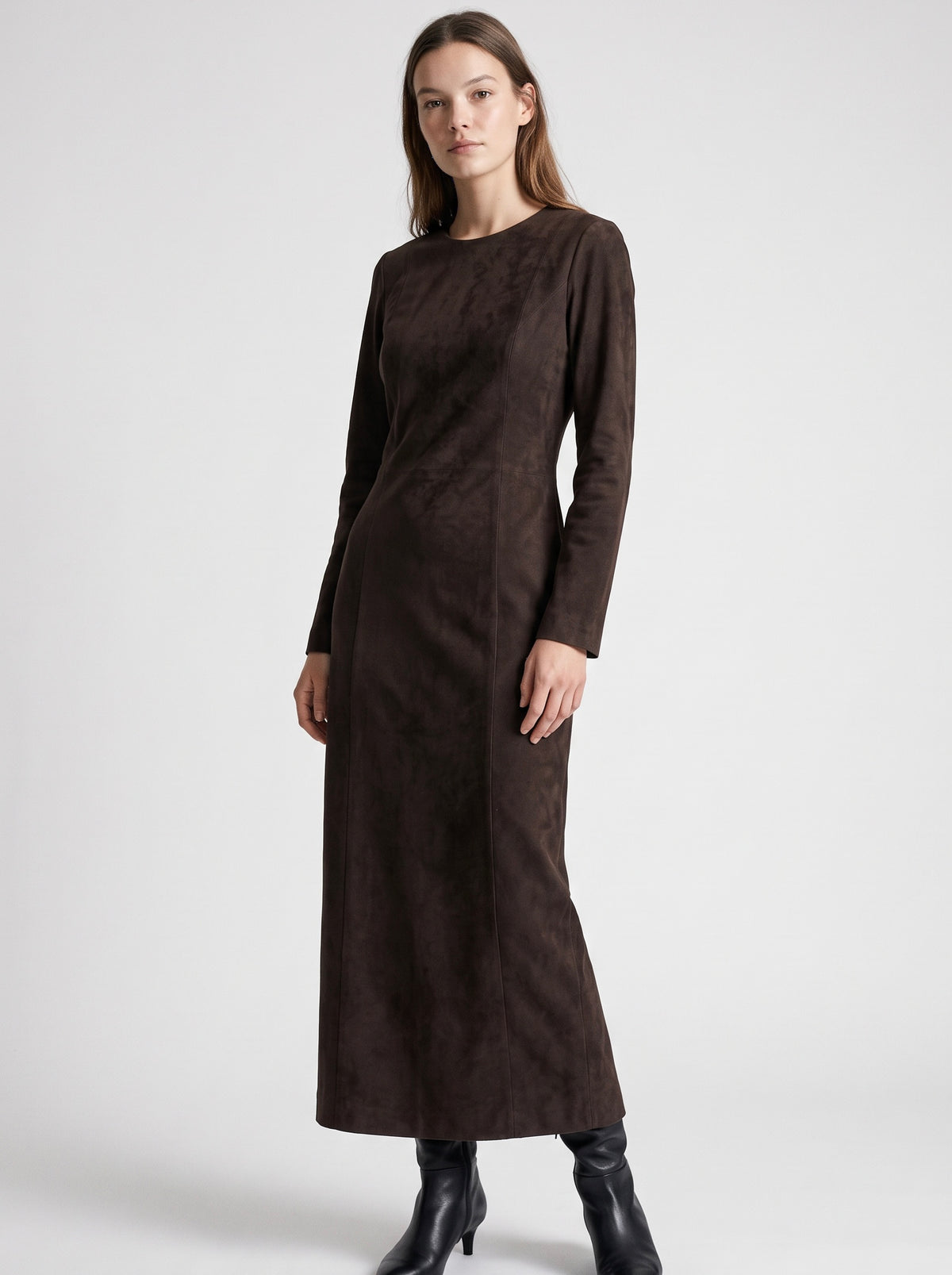 SUEDE DRESS