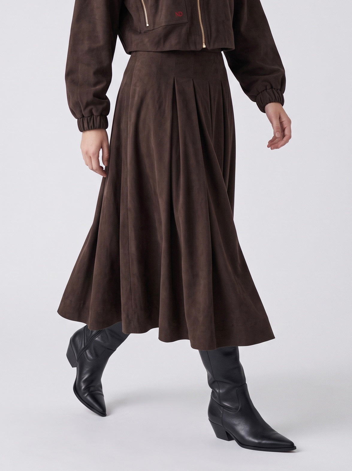 SUEDE SKIRT