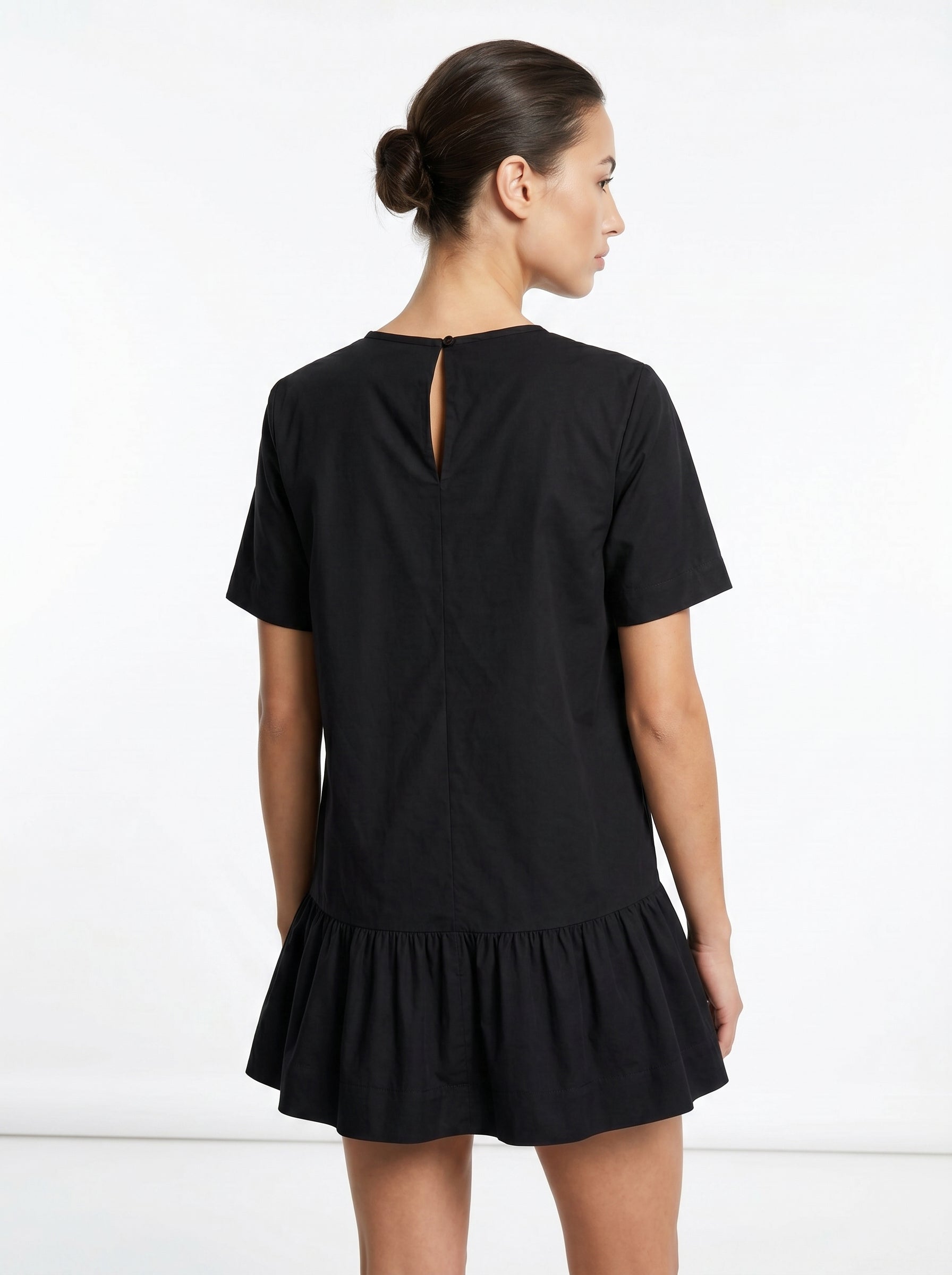 BLACK COTTON DRESS