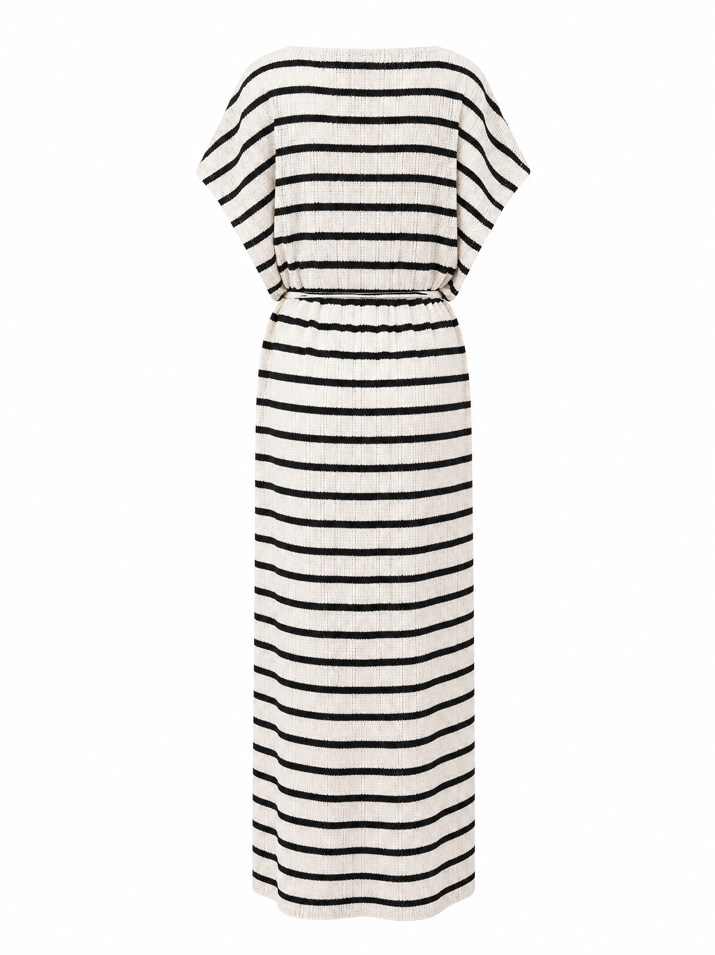 STRIPED KNIT DRESS
