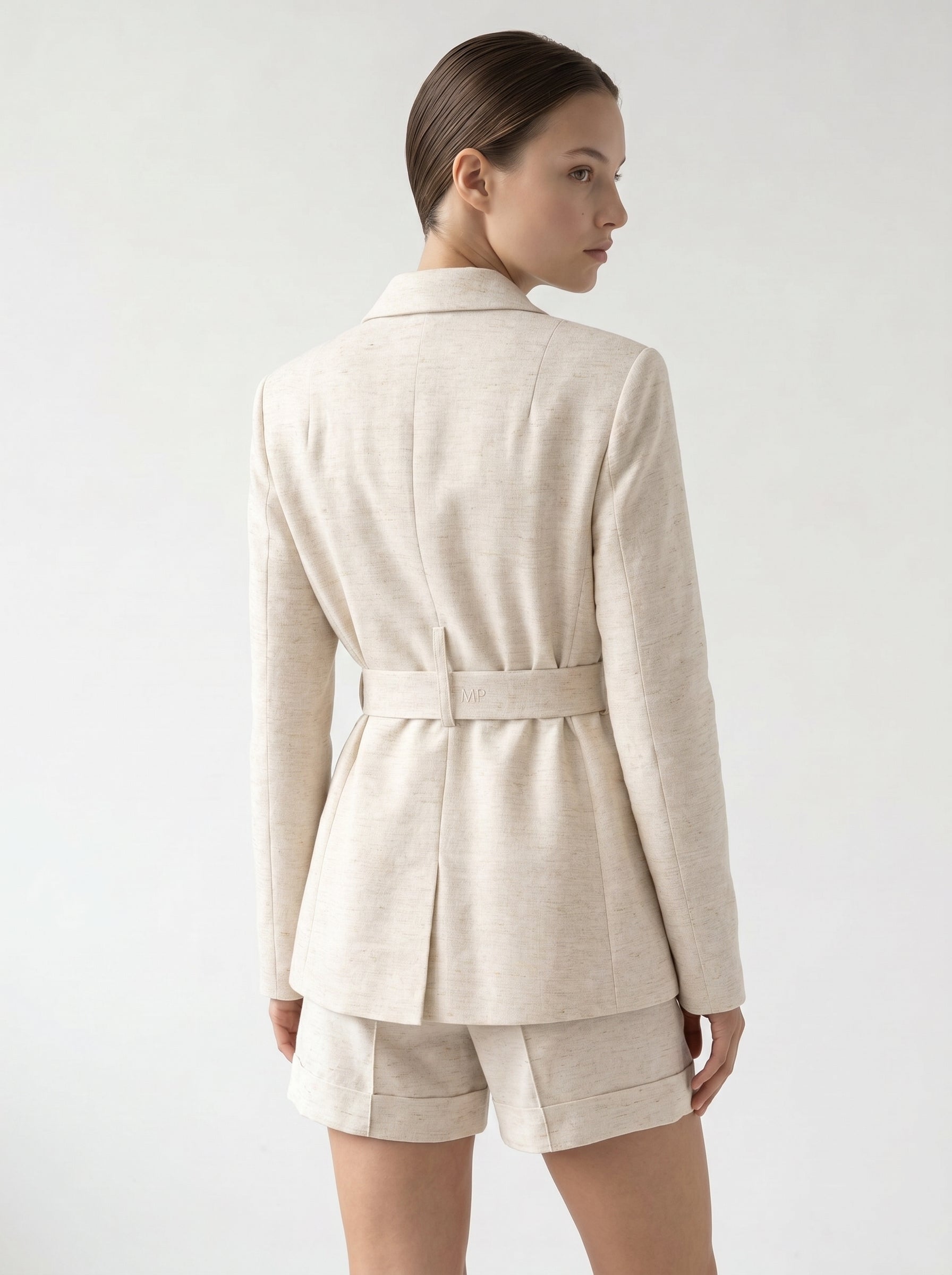 OVERSIZED WOVEN BLAZER