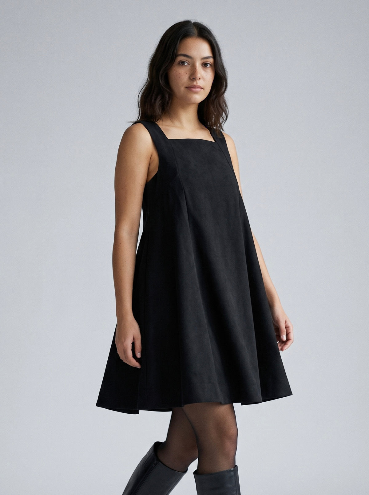 SUEDE DRESS