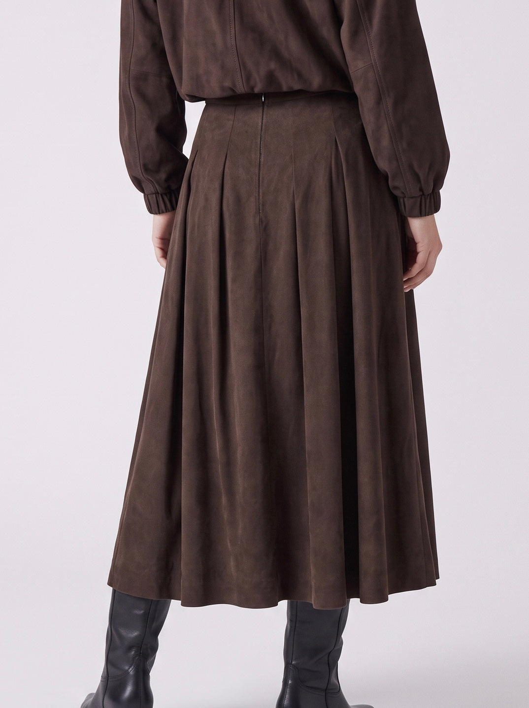 SUEDE SKIRT