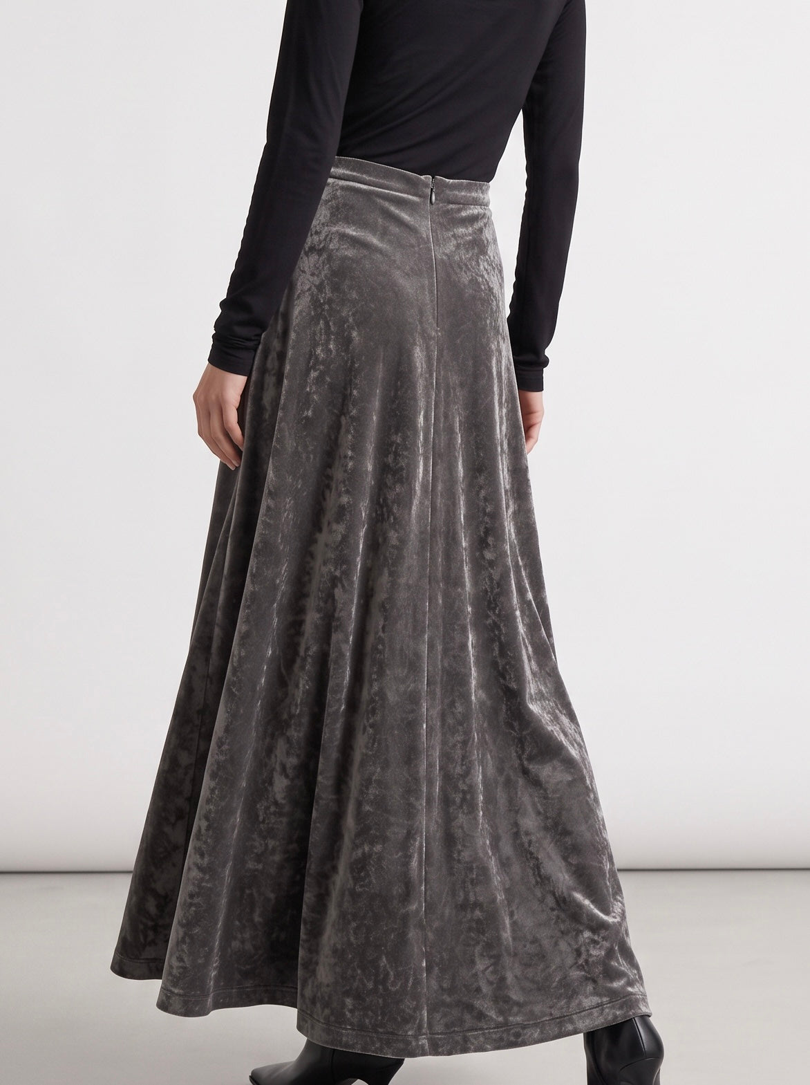 CRUSHED SKIRT