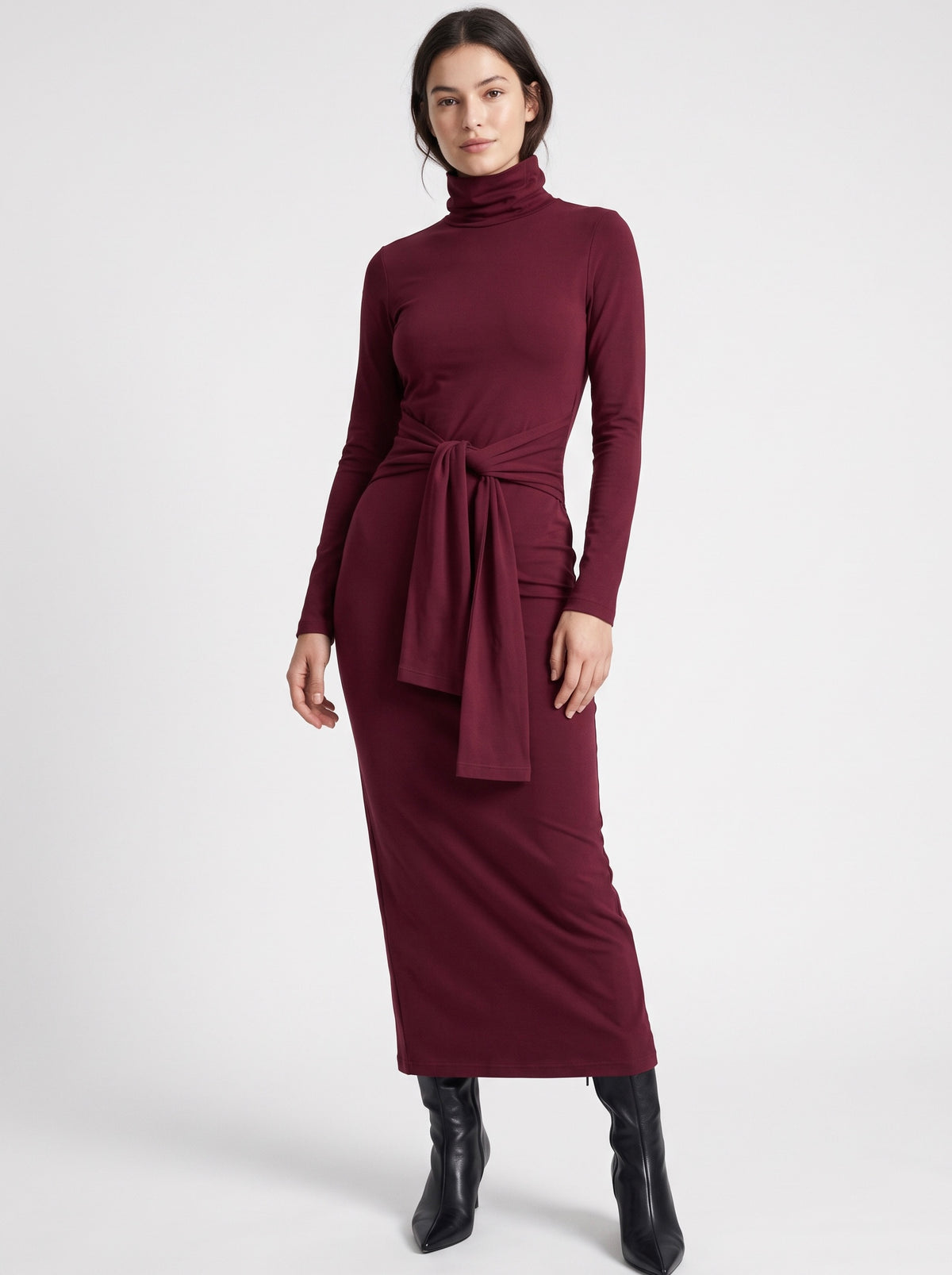 TURTLE NECK DRESS
