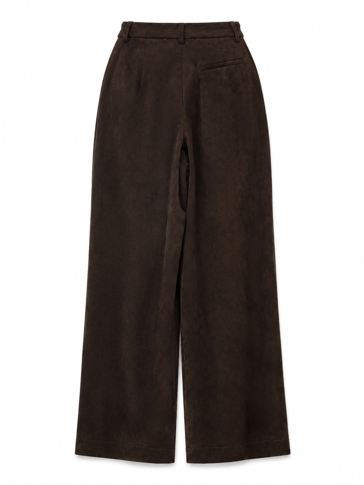 SUEDE TAILORED TROUSER