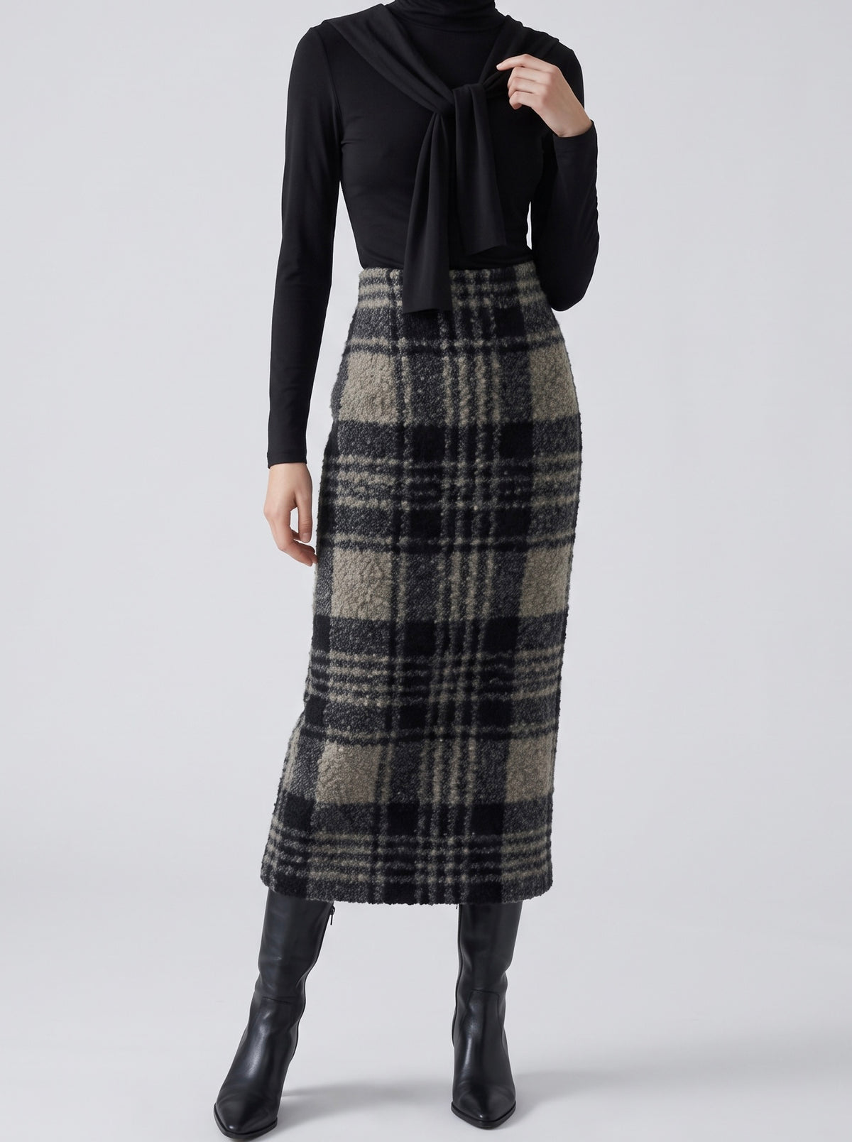 BOUCLÉ SKIRT